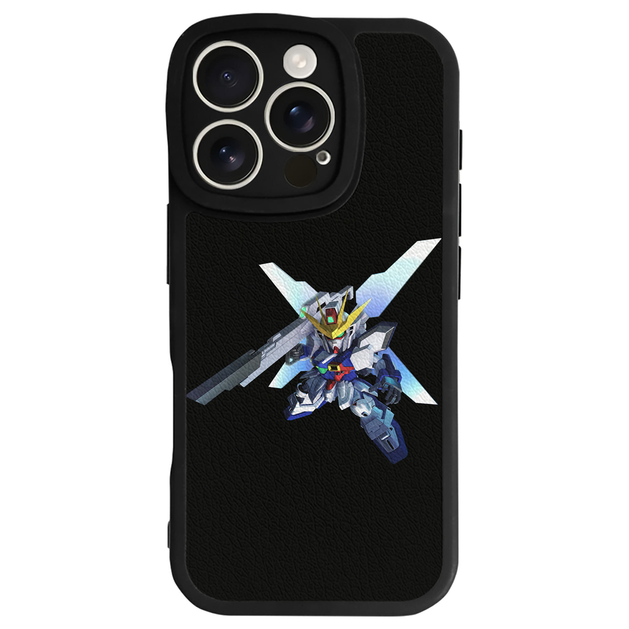（画像用） 機動戦士ガンダム Mobile Suit Gundam 【iPhone 16シリーズ対応】シリコンスマホケース（レザー調） 材質：シリコン